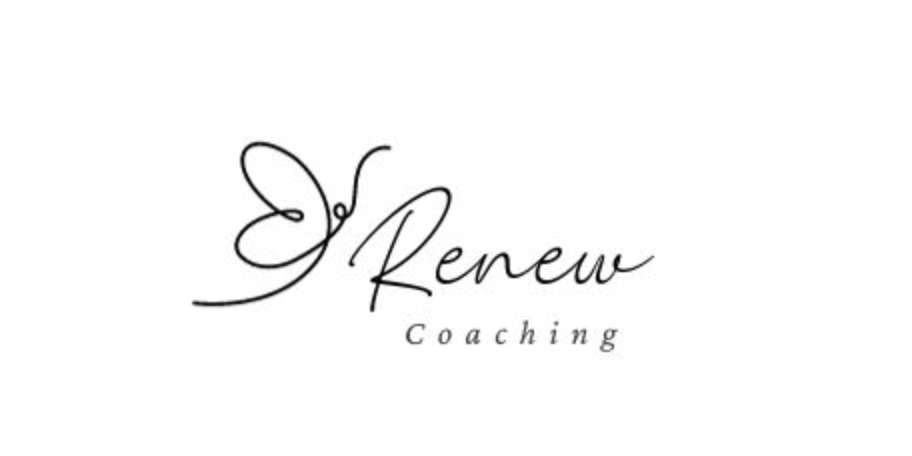 Renew Coaching Logo with Butterfly